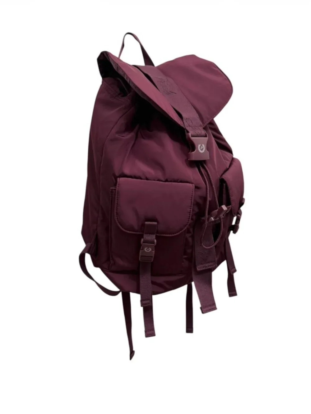 PINK Victoria's Secret Cargo Utility Backpack Carry All Burgundy Campus
